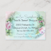 お茶と交響曲 名刺 (裏面)