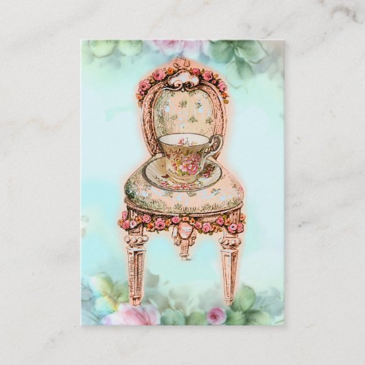 お茶と交響曲 名刺 (正面)