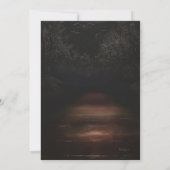 お茶と花嫁ゴシックブライダルシャワー 招待状 (裏面)