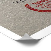 お茶と赤紐の公式ポスター ポスター (角)