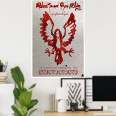 お茶と赤紐の公式ポスター ポスター (ホームオフィス)