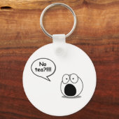 お茶なし キーホルダー (正面)