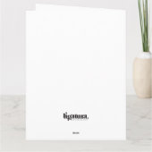 お茶にうるさい恋のカード カード (裏面)