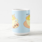 お茶に入ったカエル コーヒーマグカップ (中央)