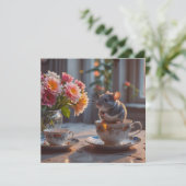 お茶に来するネズミ 招待状 (スタンド正面)