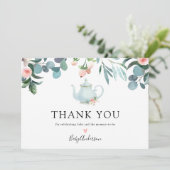 お茶のお湯の時間 サンキューカード (スタンド正面)