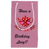 お茶のお茶のお茶をお入れください スモールペーパーバッグ (正面)