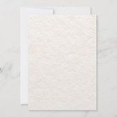 お茶のエレガントブライダルシャワーの招待 招待状 (裏面)