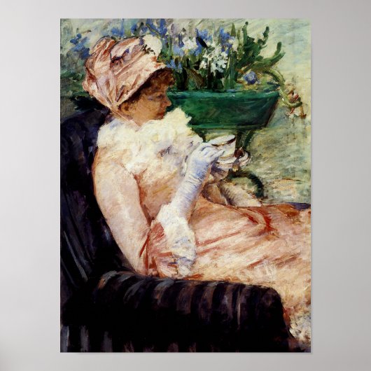 お茶のカップ ポスター (正面)