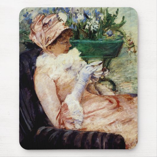 お茶のカップ マウスパッド (正面)