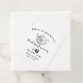 お茶のシャワー来メッセージカードをありがとう フェイバータグ (インサイチュ)