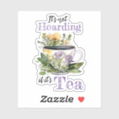 お茶のステッカーもしは入れてない シール (シート)