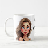 お茶のノベルティギフトオフィスおもしろいのAM コーヒーマグカップ (左)