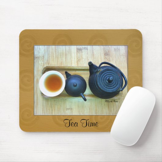 お茶のパーソナライズされたセット静物写真 マウスパッド (マウス)