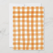 お茶のパーティー素朴愛は赤ちゃんシャワーを醸造している 招待状 (裏面)