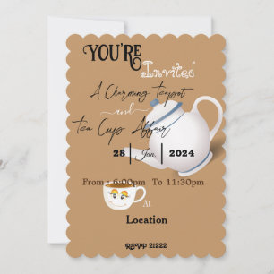 お茶のパーティー 招待状