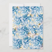 お茶のブライダルシャワーの招待状 招待状 (裏面)