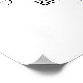 お茶のブライダルシャワー マースラ フラワーの看板 ポスター (角)