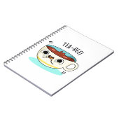 お茶のプンプン面白いお茶カップの駒 ノートブック (左側)