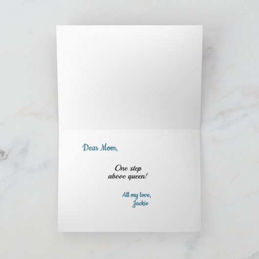 お茶のポットとお茶の母の日 カード