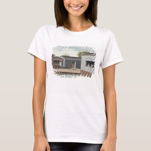 お茶の並べ替え(紙付き) 2 Tシャツ (正面)