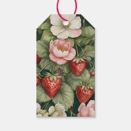 お茶の交換リクエストのエンクロージャカード – お茶のバッグの形状 ギフトタグ (正面)