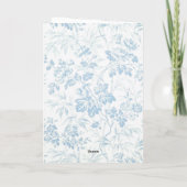 お茶の似合うバレンタイン クラシックなティーカップとレトロなデザイン シーズンカード (裏面)