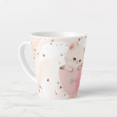 お茶の子のかわいい子 カフェラテマグ (左アングル)