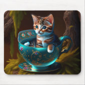 お茶の子ネコ マウスパッド (正面)