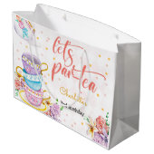 お茶の子供の誕生日 ラージペーパーバッグ (裏面アングル)