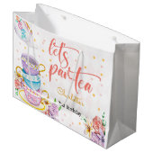 お茶の子供の誕生日 ラージペーパーバッグ (正面アングル)