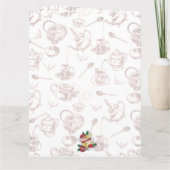 お茶の季節のご招待 カード (裏面)