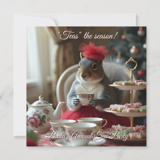 お茶の季節の招待状 シーズンカード (正面)