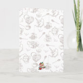 お茶の季節の招待状 招待状 (裏面)