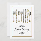 お茶の席 招待状 (正面)