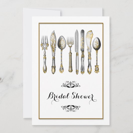 お茶の席 招待状 (正面)