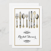 お茶の席 招待状 (正面/裏面)