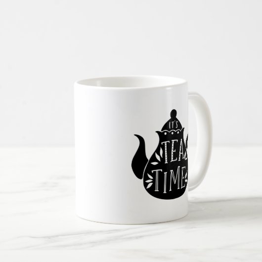 お茶の時間が過ぎれば生まれる コーヒーマグカップ (正面右)