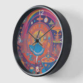 お茶の時間だよアリス 壁時計 (傾斜)