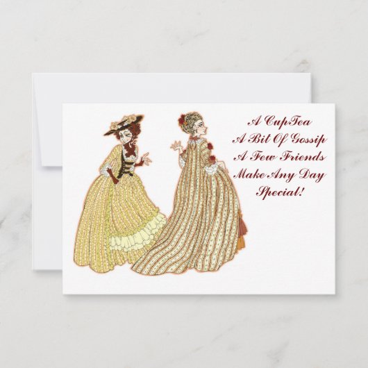 お茶の時間だ!-パーティの招待状 招待状 (正面)