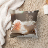 お茶の時間と良い本 クッション (ブランケット)