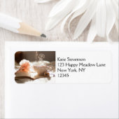 お茶の時間と良い本 ラベル (インサイチュ)