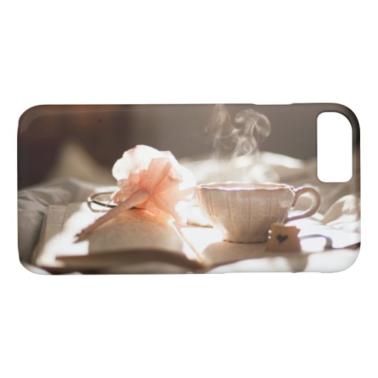 お茶の時間と良い本 Case-Mate iPhoneケース (裏面(横))