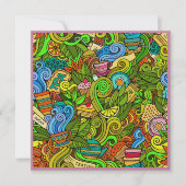 お茶の時間に耐えられないパーティの招待状 招待状 (正面)