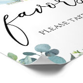 お茶の時間のお土産サイン ポスター (角)