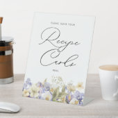 お茶の時間のレシピカード ブライダルシャワー 台座サイン (インサイチュ)