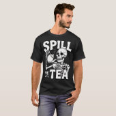 お茶の時間の面白いゴシップ Tシャツ (正面フル)