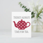 お茶の時間は常にある ポストカード (スタンド正面)