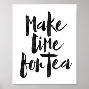 お茶の時間を作る ポスター