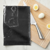 お茶の時間を持つウェルシュの魔女 キッチンタオル (四つ折り)